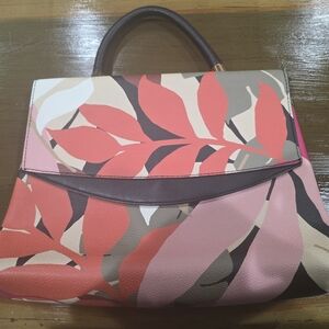 a new day Coral and Cream Satchel